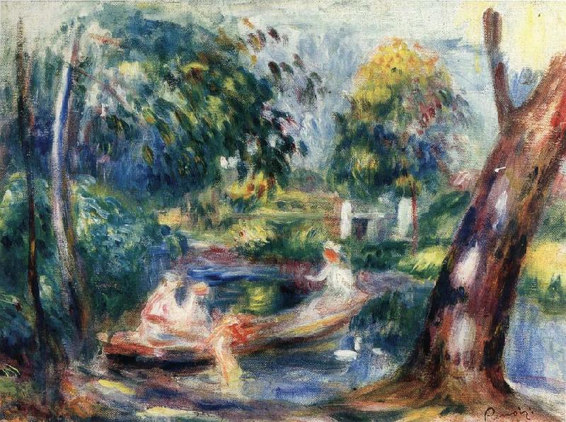 Pierre Renoir Landscape with River